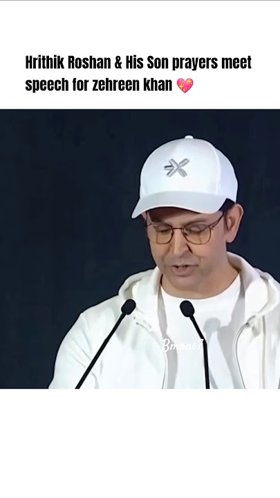 Hrithik & His Son emotional Speech for ex wife's  Mother 💕 🙏#hrithikroshan#viral#trending#bmons7