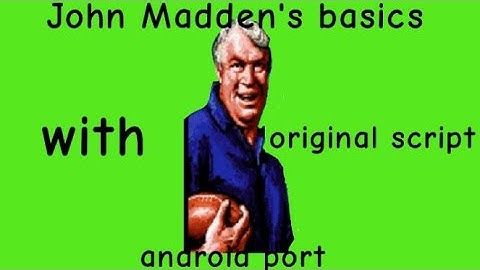 John Madden ⁉️ John Madden