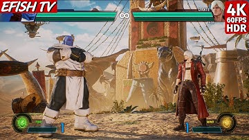 Thanos & Firebrand vs Dante & Thor (Hardest AI) - Marvel vs Capcom: Infinite