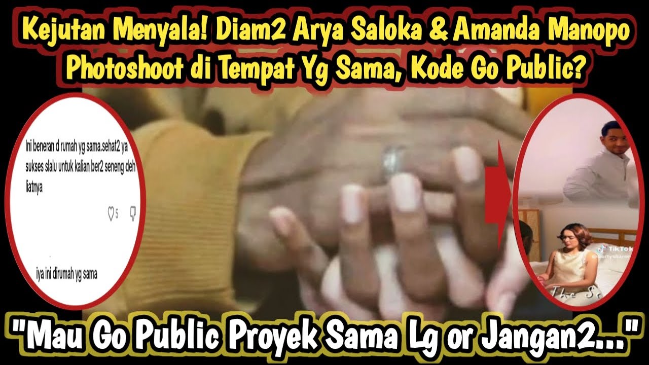 MENYALA KEJUTAN!! DIAM2 Arya Saloka & Amanda Manopo Photoshoot di T4 Yg Sama, Proyek Brg or Go Pub?