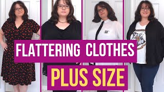 Clothes That Flatter a Plus Size Figure - How to Look Slimmer screenshot 3