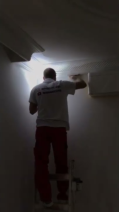 Шкурка стен под обои - YouTube