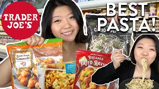 TRADER JOE'S PASTA HAUL! Top Frozen Foods to Buy 2022 (Gnocchi, Cacio E Pepe \& MORE)