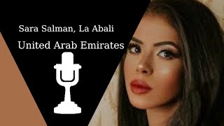 Sara Salman - La Abali | United Arab Emirates 🇦🇪 |  Video | Tomàs Song Contest 12 Resimi