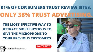 How to get your happy customers to leave you video online reviews. Case studies and examples.