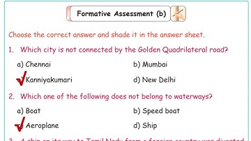 EE 4th std Social Term 2 formative assessment workbook answers/ 4th social FA(b)-3 workbook answers 