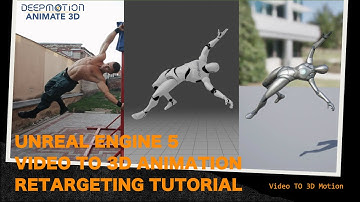 DeepMotion Animate 3D to Unreal Engine 5 Retargeting Tutorial | Video to 3D Animation