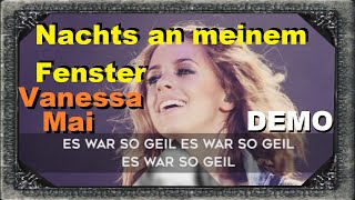 💽🎼🔊🇩🇪 Vanessa Mai — Nachts an meinem Fenster [Demo DVD: Regenbogen (Karaoke Party)] #Shorts