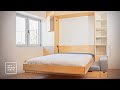 How to Make Built-in Cabinets for the Wall Sofa Bed System // Tiny Apartment Build Ep.15