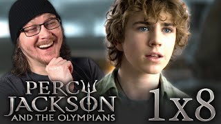 PERCY JACKSON AND THE OLYMPIANS 1x8 REACTION | The Prophecy Comes True | Season Finale