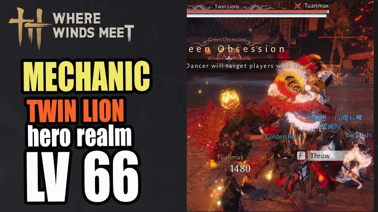 Twin Lions Mechanic - Hero’s Realm Lv66 Guide - YouTube