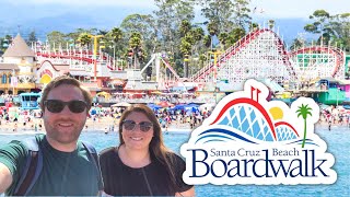 Santa Cruz Beach Boardwalk Vlog | Ride POVs, Food, and More!