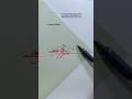 How to sign the letter J❓ #signature
