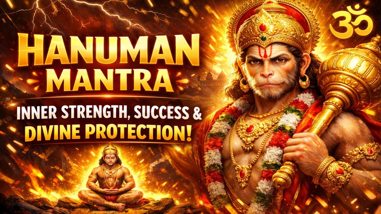Listen Daily – Hanuman Mantra for Strength, Success & Spiritual Protection ✨