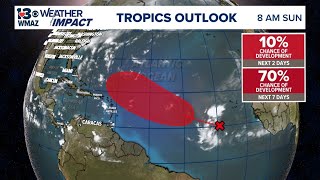 Disturbance in the Atlantic showing high chances for tropical development (8 AM Update 9/14/25)