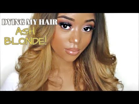 How I Dyed My Hair Ash Blonde From Dark Brown No Bleach Hair Sassygal Hair Review Theglamcho