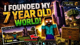 I Was NOT Ready to See My Minecraft World After 7 Years… 😳💔