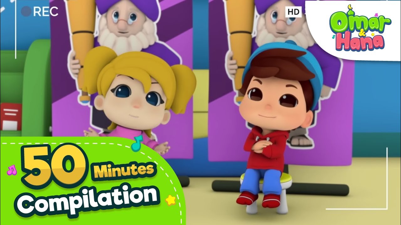 Omar & Hana English 50 Minutes Compilation - Islamic Series for Kids