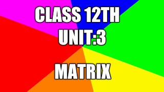 Matrix- Lecture no.4:Transpose of matrix and its properties,Symmetric and skew symmetric matrix|