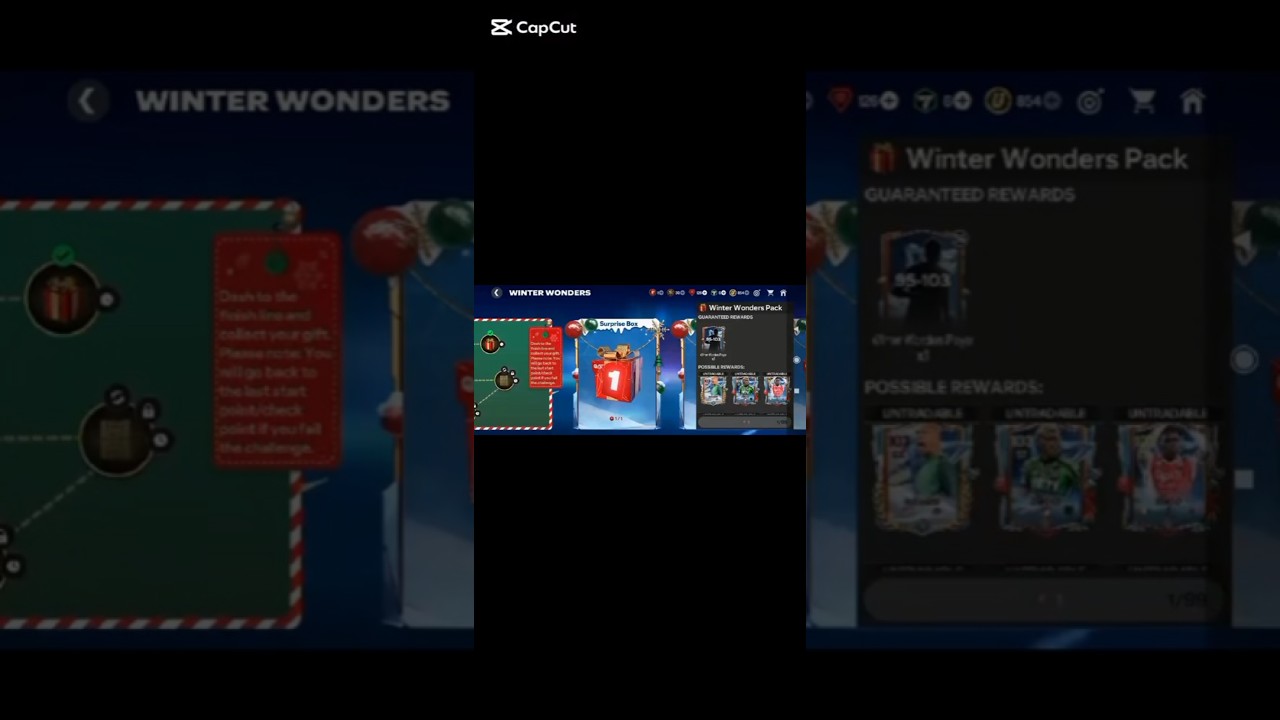 Winter wonder pack opening. 