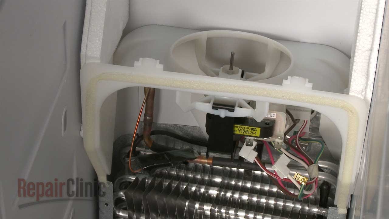 What tools are needed to replace a GE refrigerator evaporator fan?