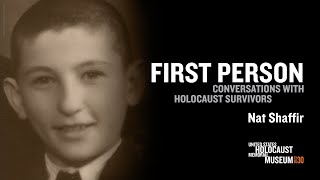 2023 First Person with Holocaust Survivor Nat Shaffir