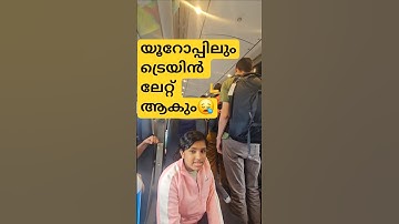 ട്രെയിൻ ലേറ്റ് ആയി 😵‍💫ആകെ വലഞ്ഞ് യാത്രക്കാർ🥵😈 #train #germany #europe #europetravel #tired #hectic