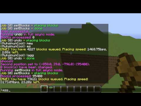 AsyncWorldEdit - Fixes WorldEdit Lagg!