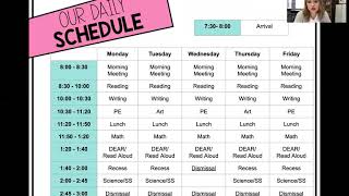 Meet The Teacher, August 2020