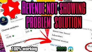 Revenue Option Not Showing in Youtube Studio Problem Solution 2023 Malayalam  |Estimated revenue fix