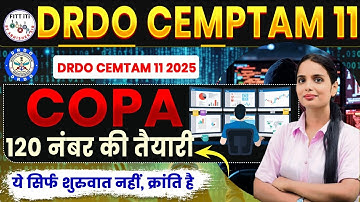 DRDO Technician COPA Classes | Complete Syllabus Explained | DRDO Tech-A Preparation 2025