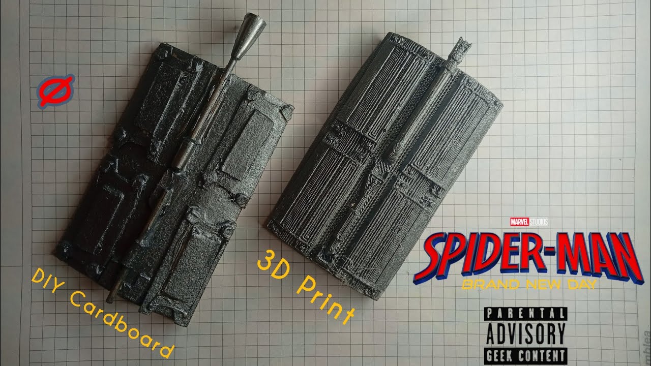 DIY & 3D Print: Web shooter [Spiderman: Brand New Day] / Stressed Ø