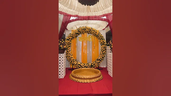 Creative Ideas for Haldi Decoration💛