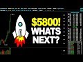 Bitcoin ROCKETS to $5800! Here&#39;s where it MIGHT go next...