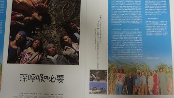 深呼吸の必要 (2004) 映画チラシ 香里奈 谷原章介 長澤まさみ 成宮寛貴