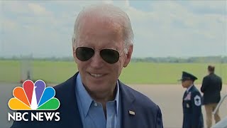 Biden Responds To His Low Approval Ratings While Visiting Kentucky Flood Damage