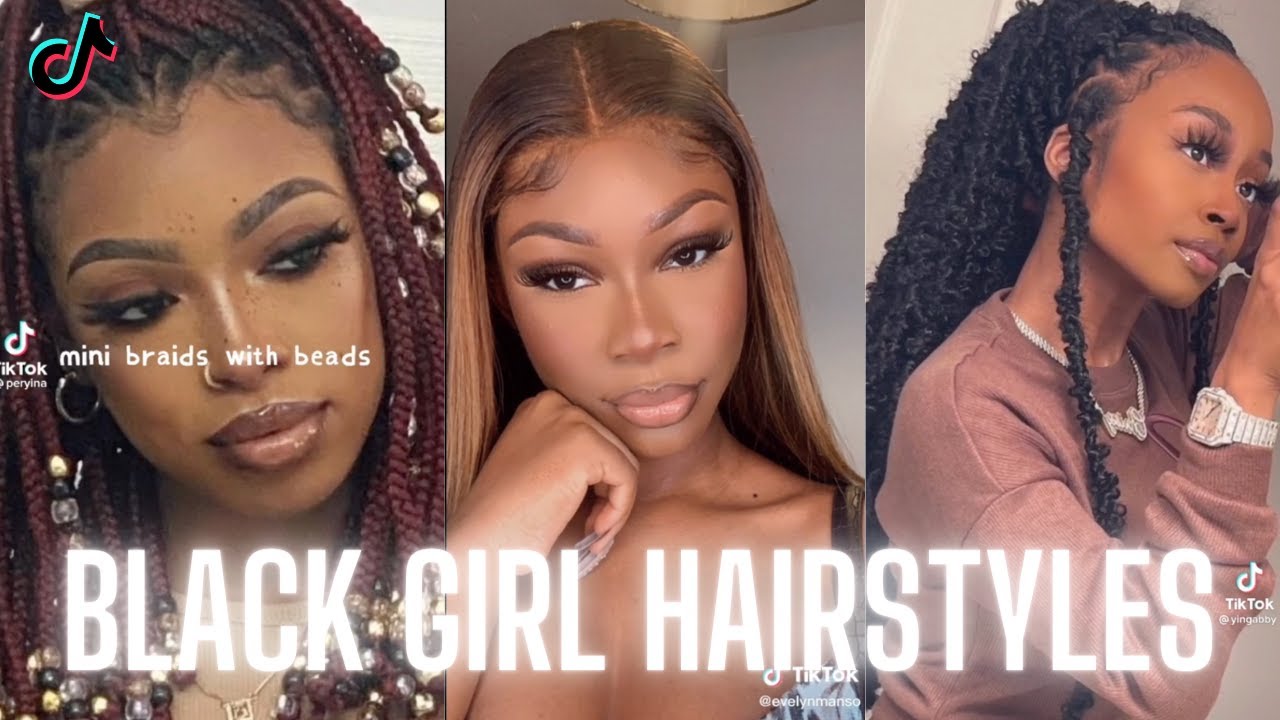 Black Girl Hairstyle Ideas Back to School TikTok Compilation YouTube