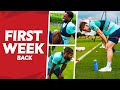 Best of the first week back  training steps up ahead of the premier league summer series 