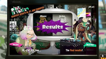 Splatoon 2 - Final Splatfest results - Chaos Vs Order