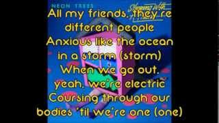 Neon Trees - Sleeping With A Friend (lyrics)