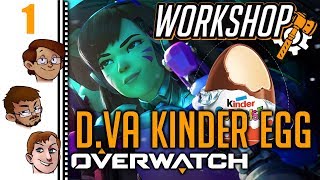 Let's Play Overwatch Workshop Part 1 - Hatch Your D.Va for a Surprise! (Custom Modes)