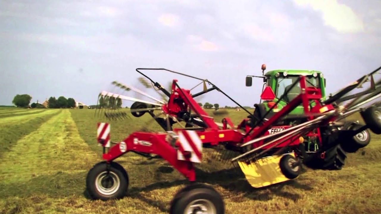 Zgrabiarka dwuwirnikowa z centralnym zgrabianiem Fella TS 671, TS 801, TS 880, TS 8055 PRO