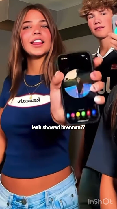 guys its a JOKE. and that is brennan. #tiktok #edit #couple #crush #brennan #ava #leah #puckerup