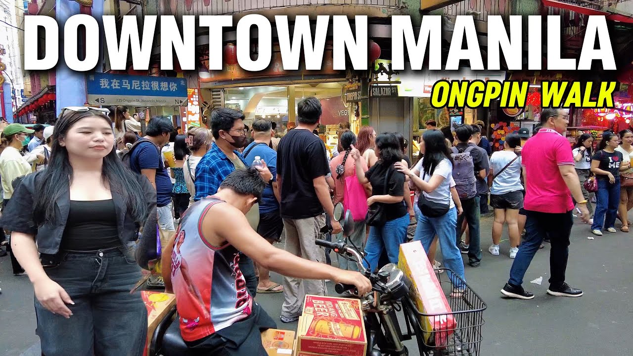 🇵🇭ONGPIN STREET,BINONDO MANILA PHILIPPINES-BIGGEST CHINESE TOWN of THE WORLD-|walking Tour 2026