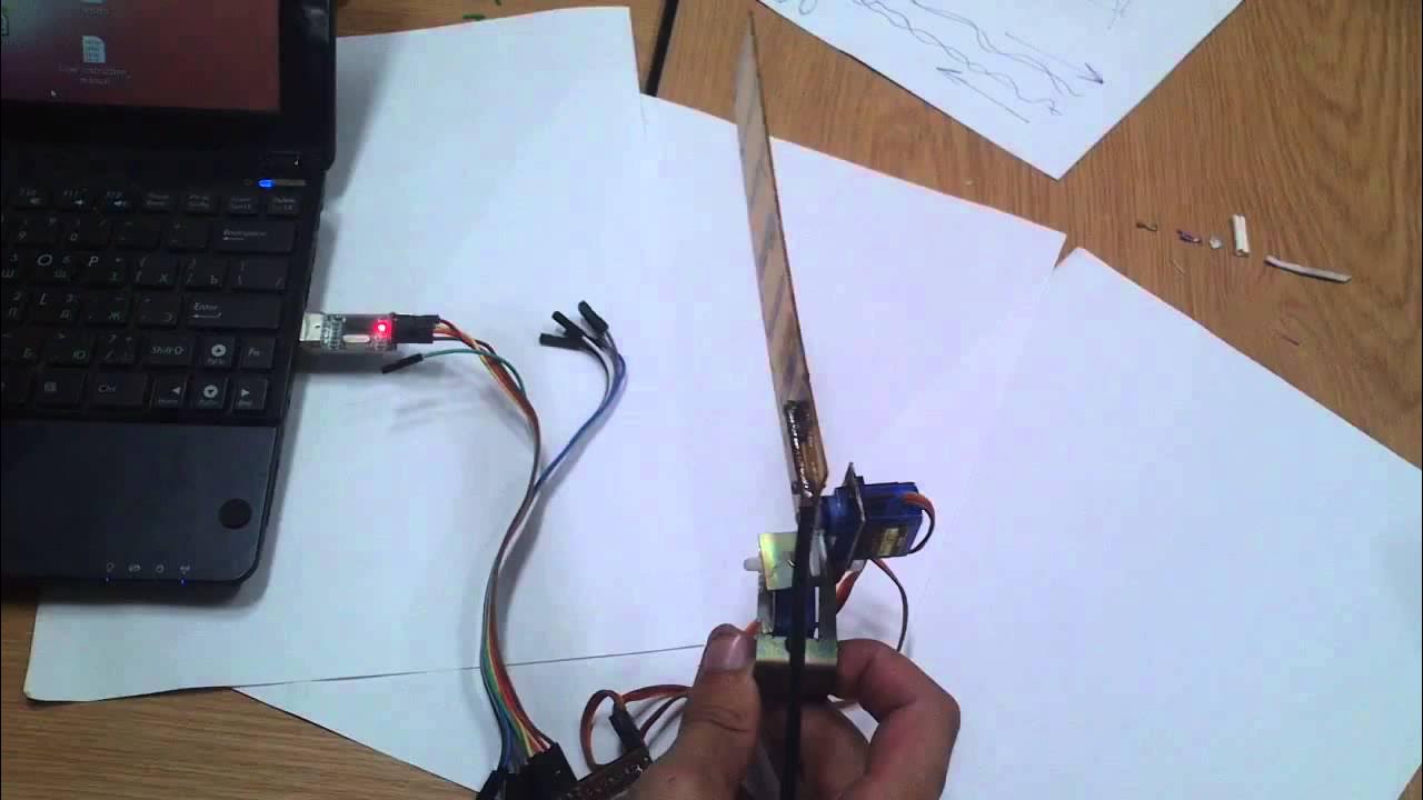 Поворотное устройство для антенны/web-камеры на ATmega8/Arduino YouTube