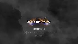 taylor swift - don't blame me: lyrics video (slowed + reverb) Resimi