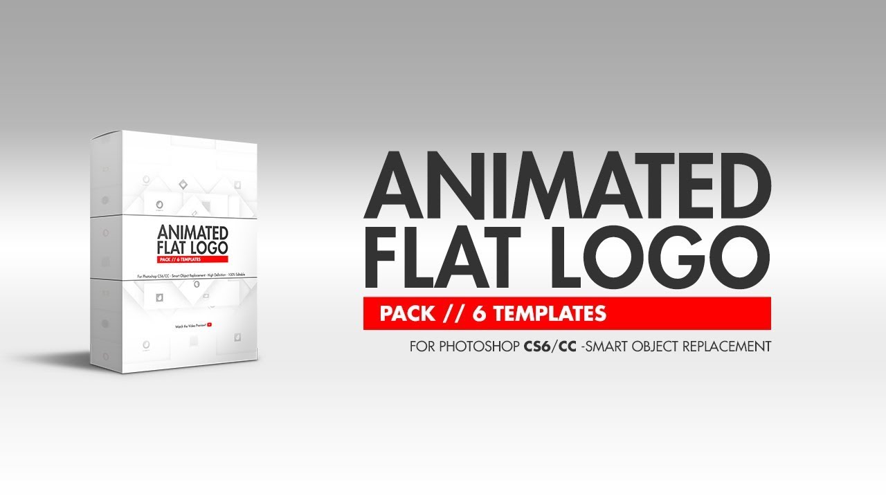 Animated Flat Logo Pack for Photoshop | Preview - YouTube
