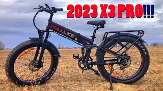 2023 Wallke X3 Pro Folding E-Bike! FIRST LOOK! All New Upgrades