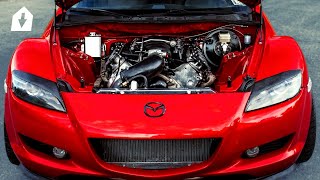 LS Swapped Mazda RX8  Full Build in 10 Minutes!