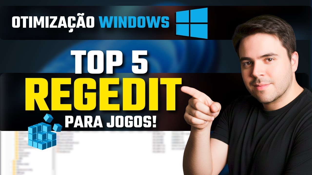 TOP 5 MELHORES REGEDIT PARA JOGOS 2026 ! OTIMIZAR O PC PARA MAIS FPS NOS JOGOS ! WINDOWS 10 11